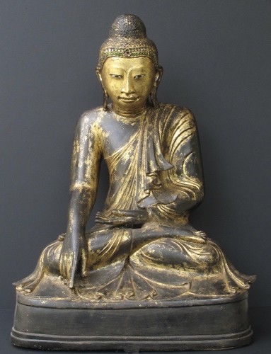 Antico budda bronzo - budda, in
