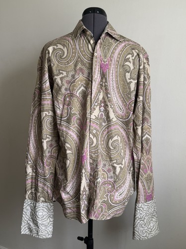 Camicia ted baker - camicia, oliva/rosa