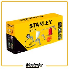 KIT 8 PNEUMATIC STANLEY KIT ACCESSORI COMPRESSORE ARIA COMPRESSA 8 PZ AEROGRAFO