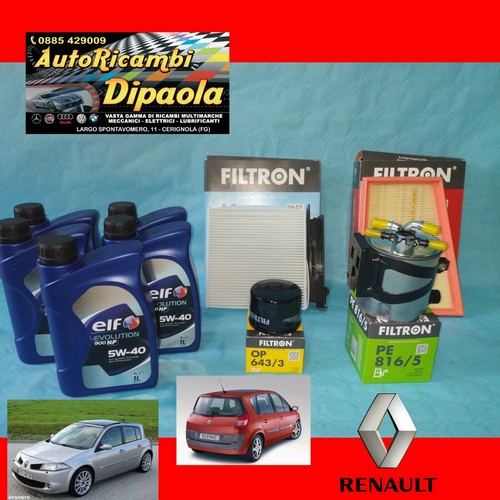 Kit tagliando renault - tagliando, megane