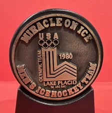 Medaglione bronzo Hockey Puck