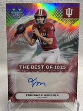 2025 Bowman Best University Football Auto Fernando Mendoza #BOA-FM Indiana