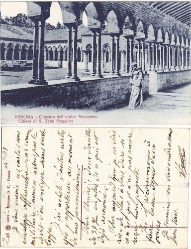 Verona chiostro dell - chiostro, dell'antico