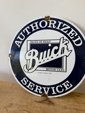 Buick service Enamel Sign