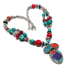 Collana Corallo Turchese