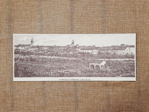 Correggio nell 800 - nell'800, panorama