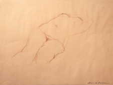 Disegno artistico di nudo