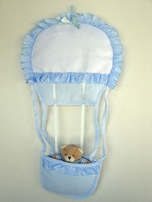 FIOCCHI FIOCCO NASCITA DA RICAMO  RICAMARE A PUNTO CROCE  / COCCARDA MONGOLFIERA