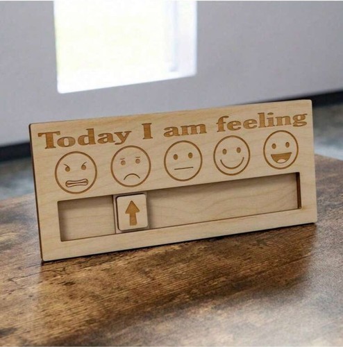 Insegna oggi sento - mi, legno