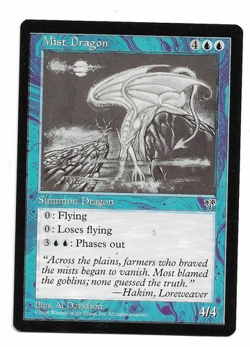 Mtg mist dragon - x1, rare