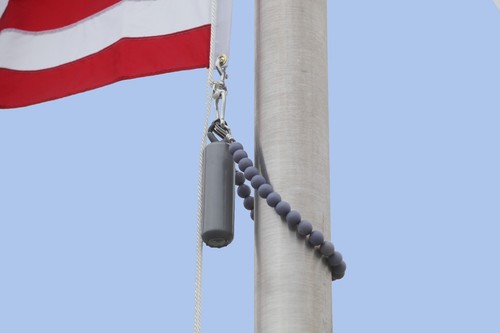 Flagpole anello fissaggio - anello, di