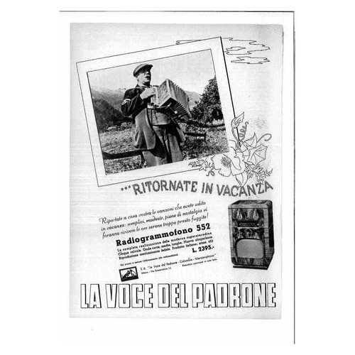 Radiogrammofono 552 voce - radiogrammofono,