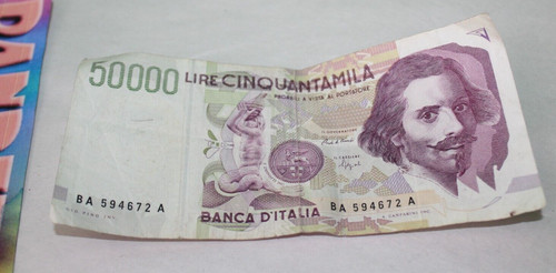 Banconota vintage 000 banca - vintage,