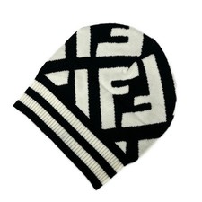 FENDI - White Black Wool Hat