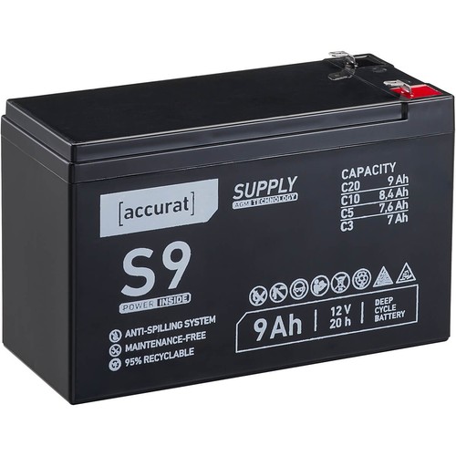 Batteria 12v 9ah - 9ah,