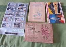 Lotto di 4 Antichi Album Figurine Sigarette Jhon Player, Wills e Brooke Bond