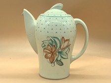 Teiera vintage Susie Cooper Wedgwood ceramica design margherita gialla per 2.