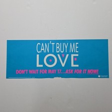 Can't Buy Me Love 1987 Locandina Film Video Store Promo 26x10 Mini Striscione Piegato