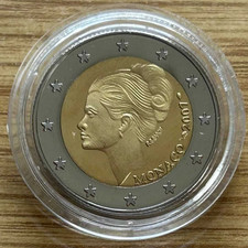lotto di 10 Monaco 2 Euro 2007 Grace Kelly  Copy 1