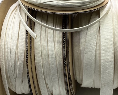 10m tessuto cotone canapa 10mm - tessuto,