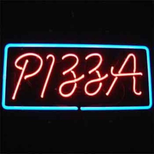 Lampada insegna neon pizza - neon,