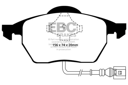 Pastiglie freno anteriori - , ebc