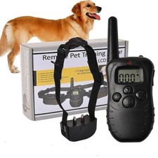 COLLARE ELETTRICO PER ADDESTRAMENTO CANI IMPERMEABILE CON TELECOMANDO E DISPLAY