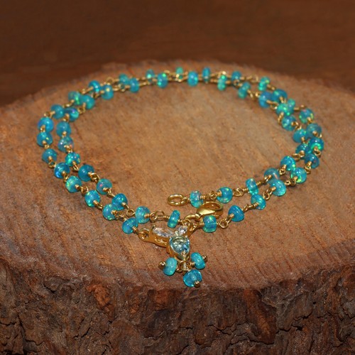 Collana opale paraiba con - collana,
