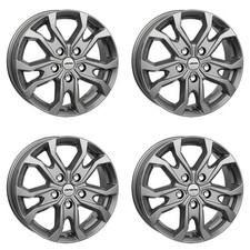 4 Autec Kiso 7.0x17 5x108 SIL
