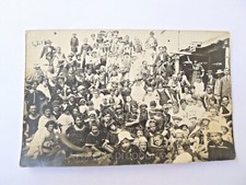 VECCHIA FOTO COSTUME DA BAGNO MODA VINTAGE MARE FASHION 1919 GENOVA STABILIMENTO