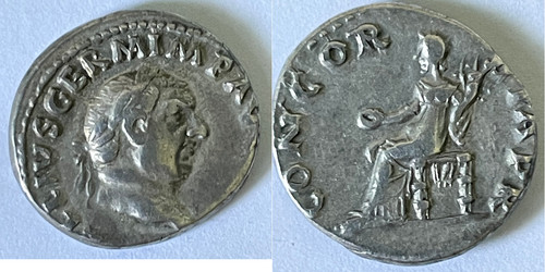 Rare denier vitellius - denier, de