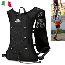 Gilet Zaino Da Corsa Running Unisex Pettorina Riflettente Jogging Ciclismo Sport