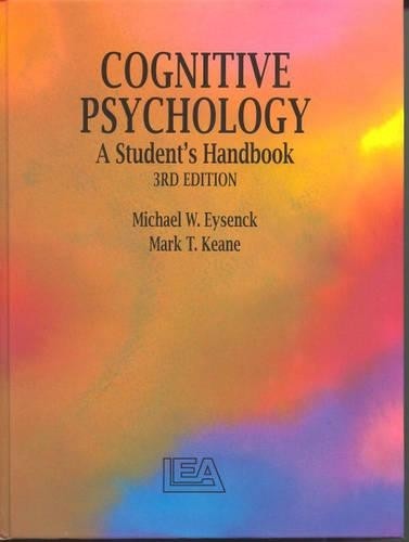 Cognitive psychology a - cognitive, psychology:
