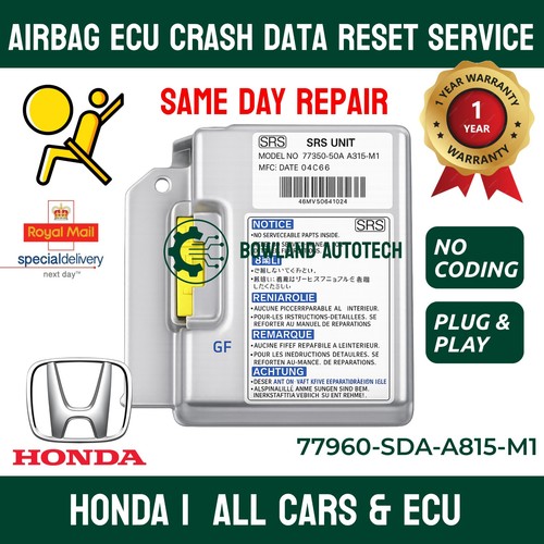 Honda 77960 sda a815 airbag - honda, 77960-sda-a815-m1