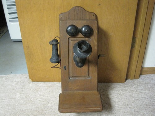 Antico telefono manovella - antico,
