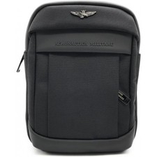 Borsello a tracolla Grande Aeronautica Militare Linea Lightning Nero AM501