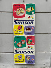 GELATI SANSON vecchia targa insegna tabella vintage 1950 1960 ice cream