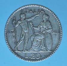 VITTORIO EMANUELE III 20 LIRE