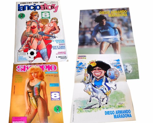 Maradona poster caricatura - poster, e