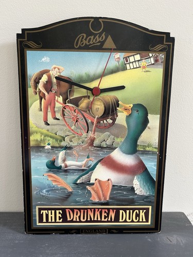 Insegna orologio the drunken - e,