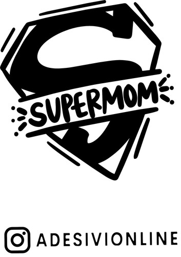 Adesivo pretagliato super - adesivo, mom
