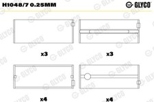 Cuscinetto albero motore GLYCO
