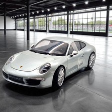 Porsche 911 (991) Carrera S 2012 argento modellino auto 1:18 Welly