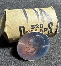 1976-D Eisenhower rotolo di 20 monete non circolate in dollari bicentenari