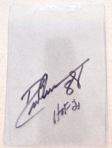 Drew pearson hof - #88, carta