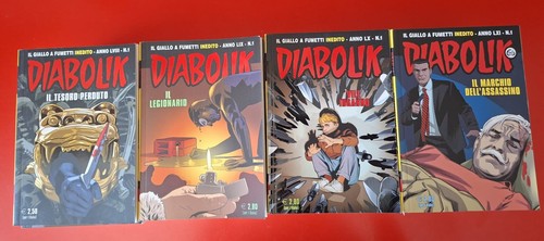 Diabolik lotto albi inediti - diabolik,