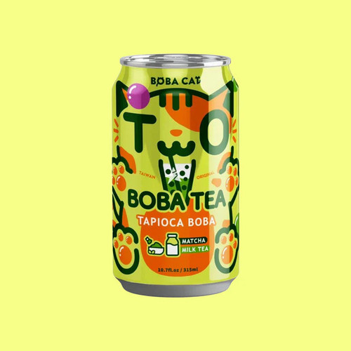 Boba cat matcha - tè, al