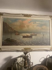dipinto marina olio su tela
