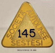 Società Autolinee Sestesi SAS distintivo per dipendenti linee Cinisello Balsamo