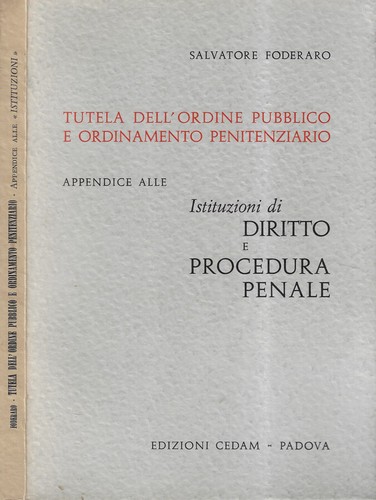 Tutela dell ordine pubblico - tutela, dell'ordine